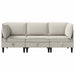 Woonkamer Meubelset 3 st Havermout Stof