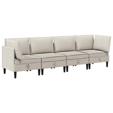 Woonkamer Meubelset 4 st Havermout Stof