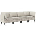 Woonkamer Meubelset 4 st Havermout Stof