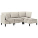Woonkamer Meubelset 4 st Havermout Stof