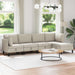 Woonkamer Meubelset 5 st Havermout Stof