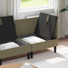 Woonkamer Meubelset 3 st Kaki Stof