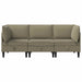 Woonkamer Meubelset 3 st Kaki Stof