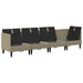 Woonkamer Meubelset 4 st Kaki Stof
