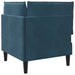Bank met opslag Blauw Fluweel