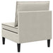 Middelse Sofa met Opbergruimte Havermout Fluweel