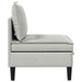 Middelse Sofa met Opbergruimte Lichtgrijs Fluweel
