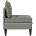 Middelse Sofa met Opbergruimte Donkergrijs Fluweel