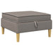 Sofa Kruk met Opslag Taupe Stof
