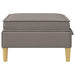 Sofa Kruk met Opslag Taupe Stof