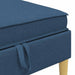 Sofa Kruk met Opslag Blauw Stof