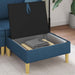 Sofa Kruk met Opslag Blauw Stof