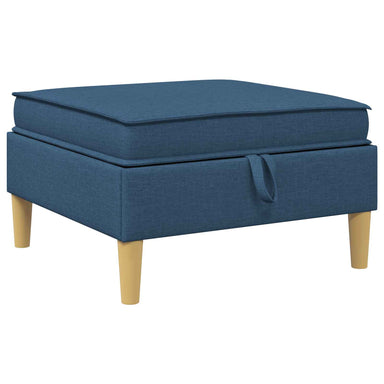 Sofa Kruk met Opslag Blauw Stof