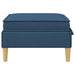 Sofa Kruk met Opslag Blauw Stof