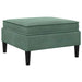 Sofa Kruk met Opslag Zeegroen Fluweel