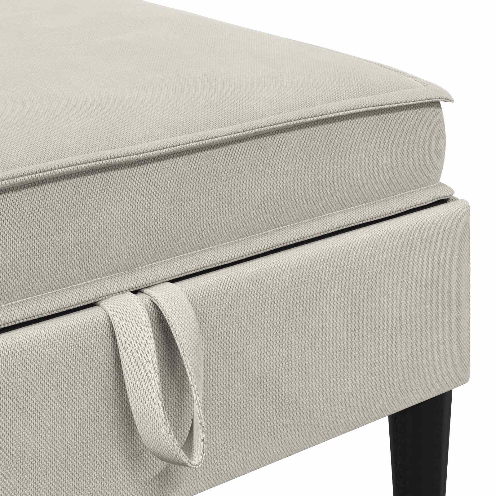 Sofa Kruk met Opslag Havermout Fluweel