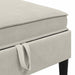 Sofa Kruk met Opslag Havermout Fluweel