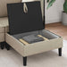 Sofa Kruk met Opslag Zand Fluweel