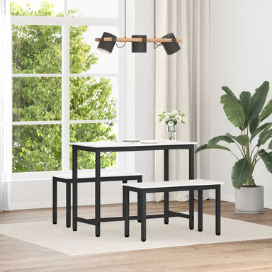 Bank Wit 80 x 35 x 45 cm Massief grenenhout