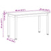 Bank Wit 80 x 35 x 45 cm Massief grenenhout