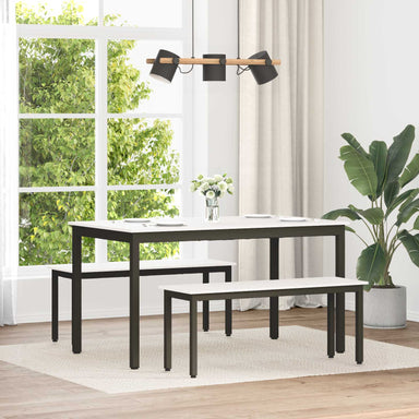 Bank Wit 110 x 35 x 45 cm Massief grenenhout