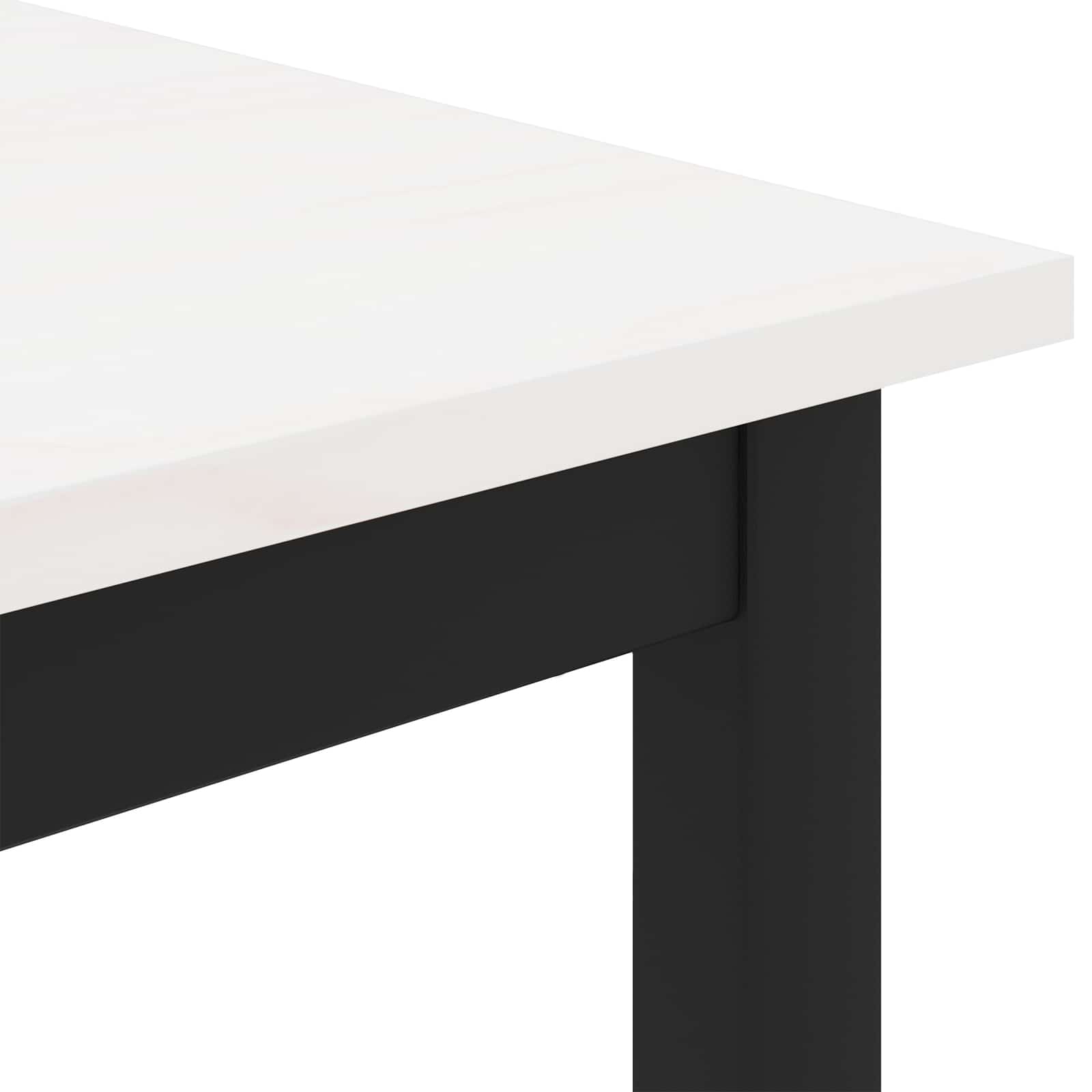 Bank Wit 160 x 35 x 45 cm Massief grenenhout