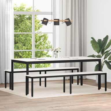 Bank Wit 200 x 35 x 45 cm Massief grenenhout