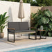 Tuinbank Grijs en Donkergrijs 107 x 61 x 80 cm poly rattan
