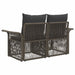 Tuinbank 2-Aantal zitplaatsen Grijs poly rattan