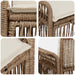 Tuinbank 2-Aantal zitplaatsen Beige poly rattan