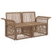 Tuinbank 2-Aantal zitplaatsen Beige poly rattan