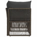 Tuinbank 2-Aantal zitplaatsen Grijs poly rattan