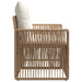 Tuinbank 2-Aantal zitplaatsen Beige poly rattan
