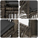 Tuinbank 2-Aantal zitplaatsen Grijs poly rattan