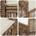 Tuinbank 2-Aantal zitplaatsen Beige poly rattan