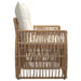 Tuinbank 2-Aantal zitplaatsen Beige poly rattan