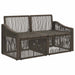 Tuinbank 2-Aantal zitplaatsen Grijs poly rattan