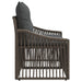 Tuinbank 2-Aantal zitplaatsen Grijs poly rattan