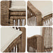 Tuinbank 2-Aantal zitplaatsen Beige poly rattan