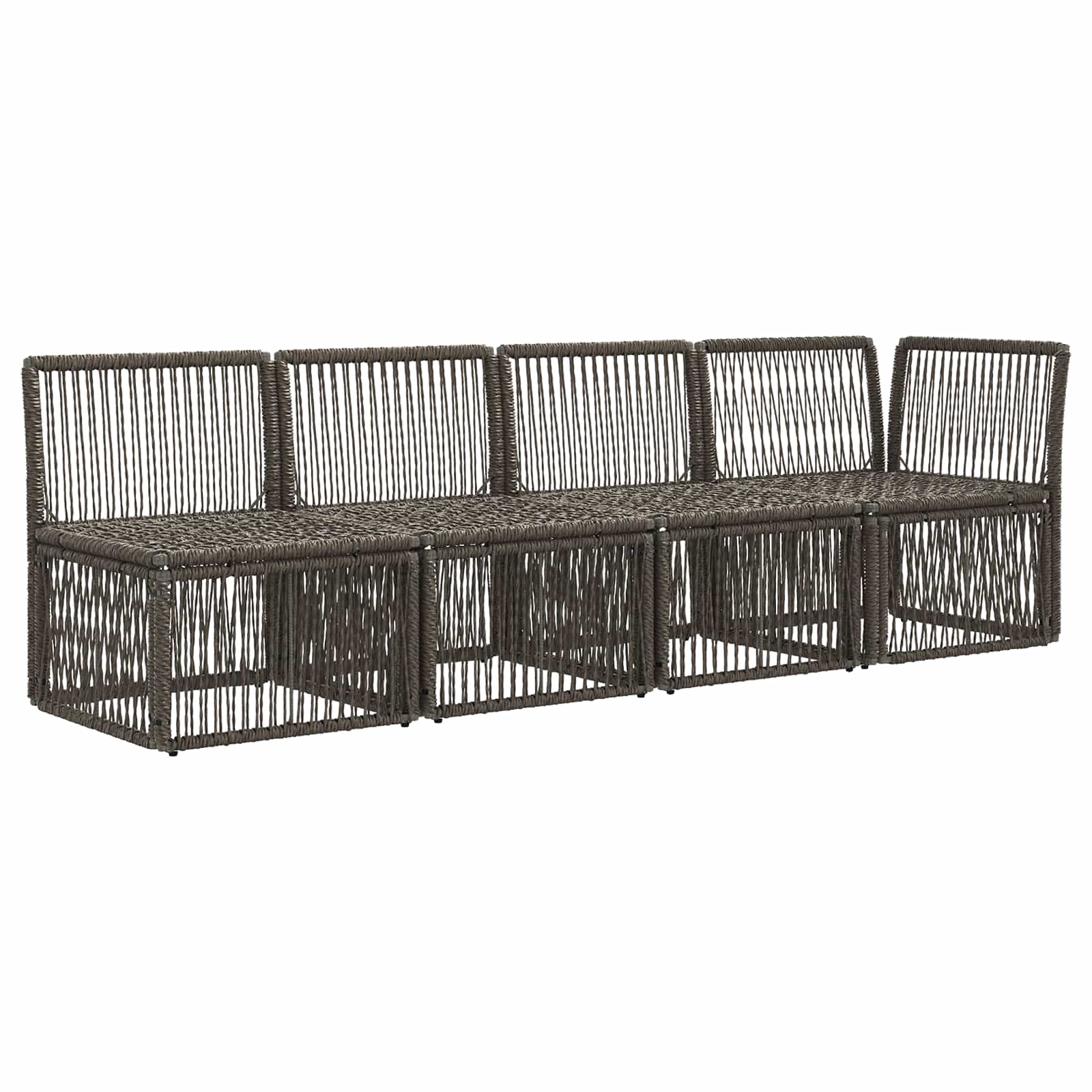 4-Zits Sofa met Linkerarm 4 st 4-Aantal zitplaatsen Grijs