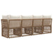 4-Zits Sofa met Linkerarm 4 st 4-Aantal zitplaatsen Beige