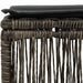 voetensteun Grijs poly rattan