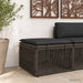 voetensteun Grijs poly rattan