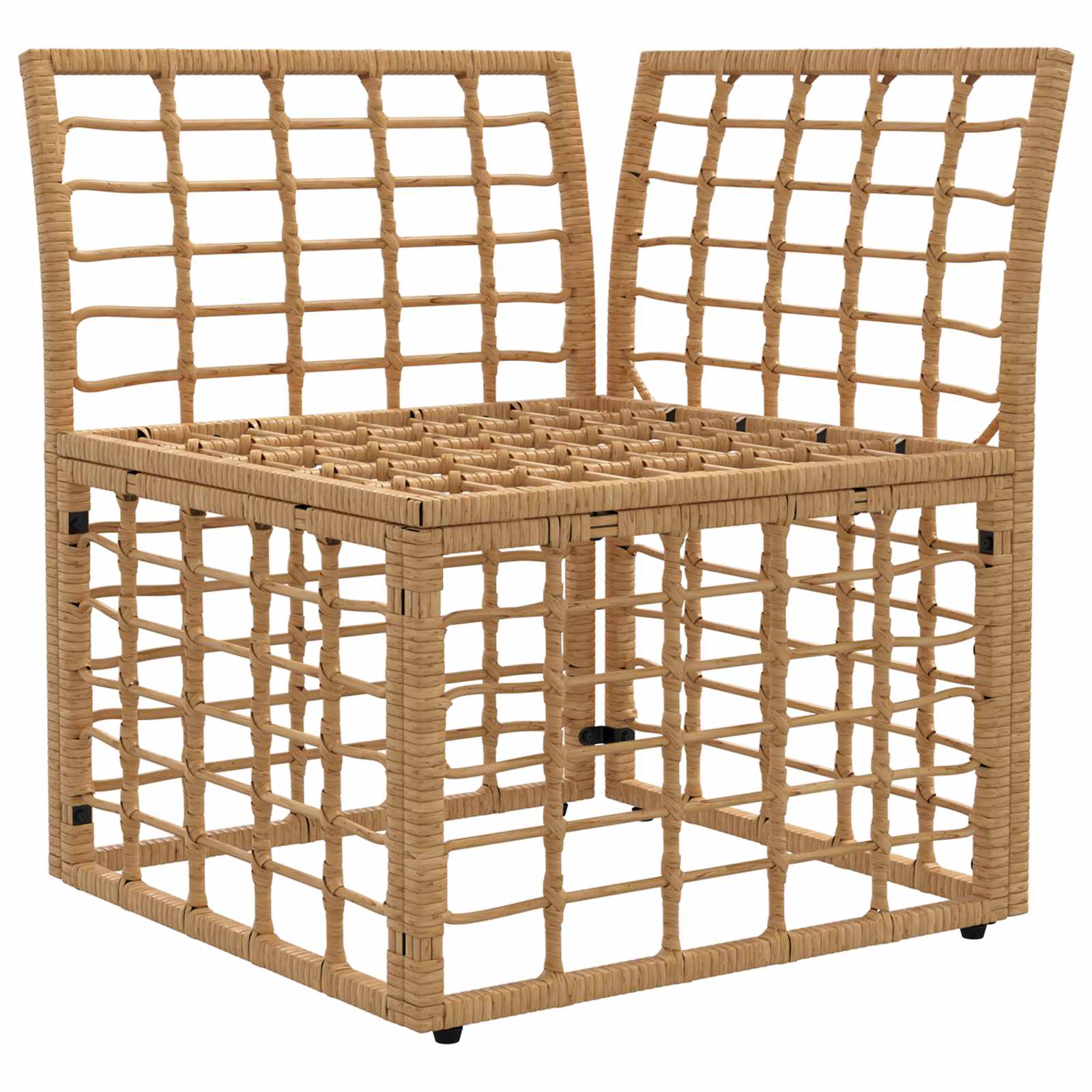 Modulaire Outdoor Hoek Sofa Eenheid Naturel poly rattan