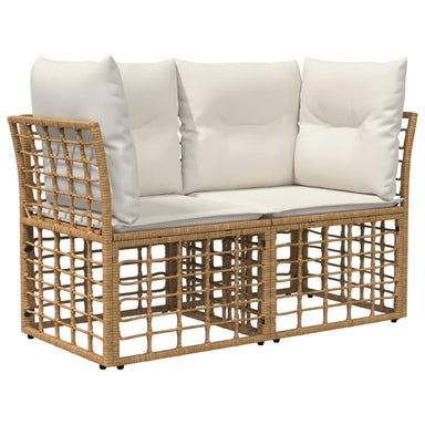 Buiten loveseat 2 st 2-Aantal zitplaatsen