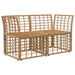 Buiten loveseat 2 st 2-Aantal zitplaatsen