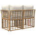 Buiten loveseat 2 st 2-Aantal zitplaatsen