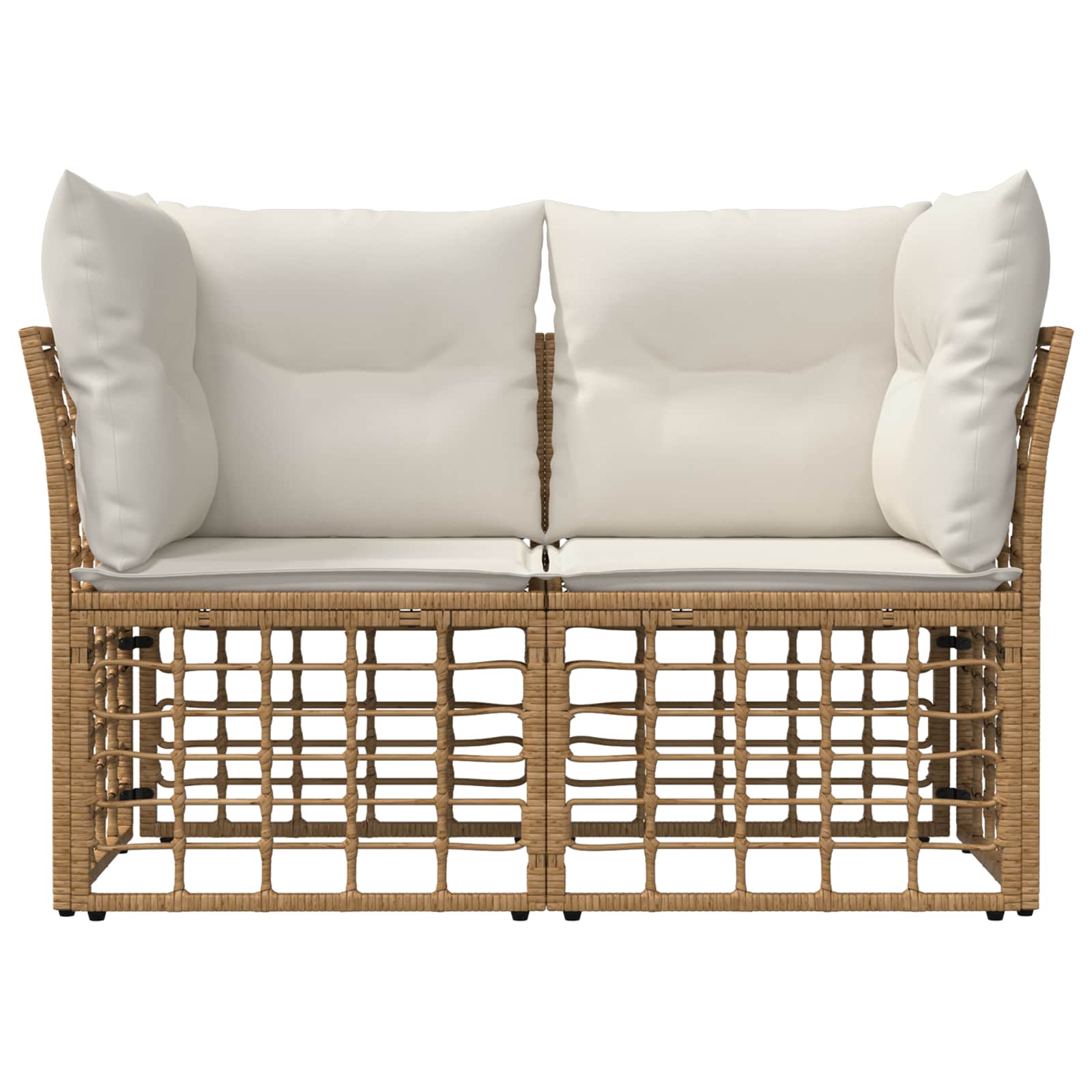 Buiten loveseat 2 st 2-Aantal zitplaatsen