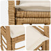 Buiten loveseat 2 st 2-Aantal zitplaatsen