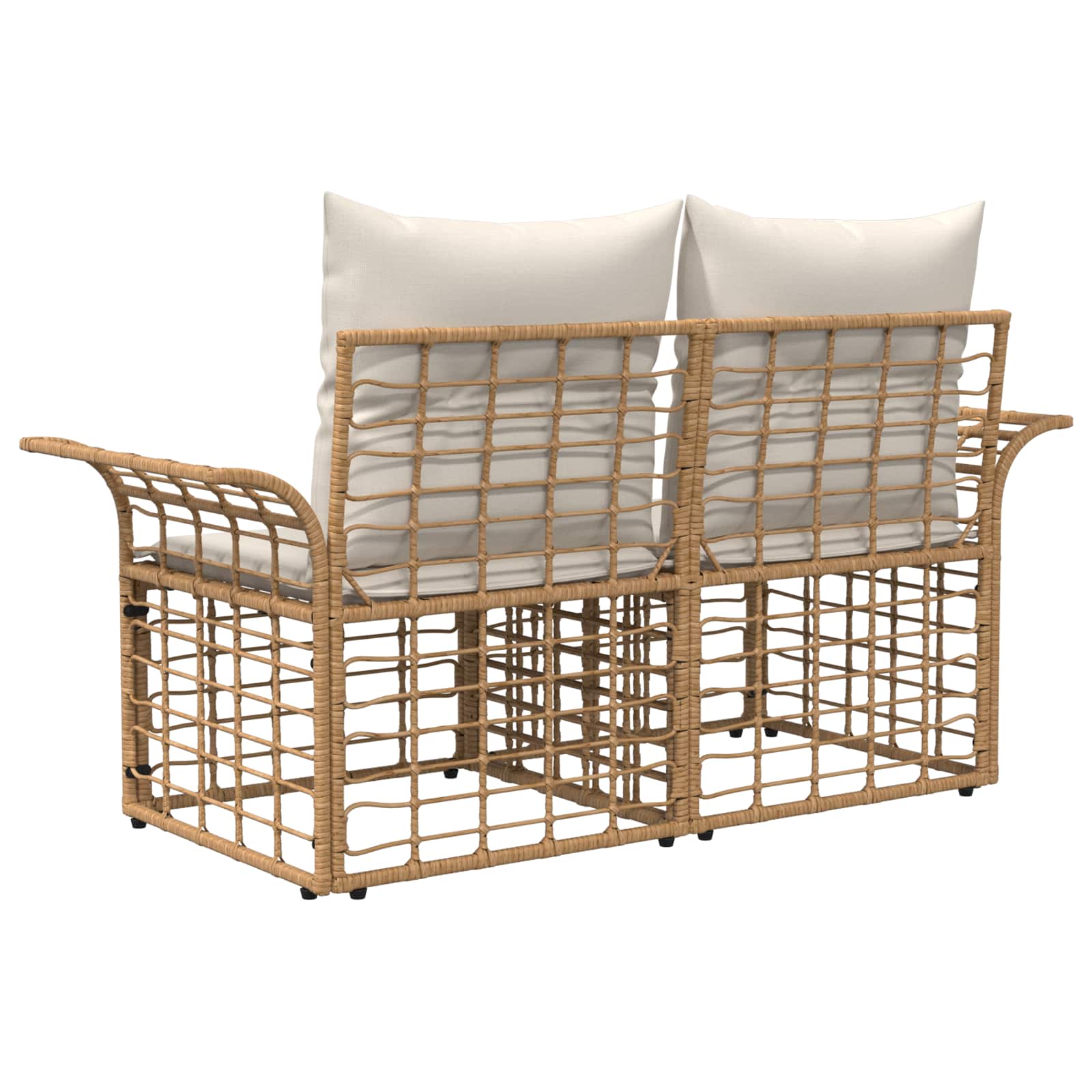Buiten loveseat 2 st 2-Aantal zitplaatsen